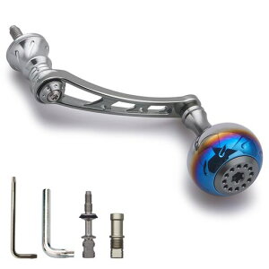 HEIGHTEN 56mm ���[�� �n���h�� 30mm�m�u���� �V�}�m(SHIMANO) �_�C��(DAIWA) �ʗp �X�s�j���O���[�� �p Aurora Series (�K�����^��&�K�����^��) (HT07602)