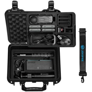Lekufee Insta360 X5 �P�[�X �h�����[�P�[�X ���[�ł��܂�Insta360 X4 Air/ X4/Insta360 ONE X3/Insta360 ONE X2 �A�N�V�����J�����Ƃ� & �����ƃJ�����A�N�Z�T���[(�y�� �S�ʕی�^ �h�o