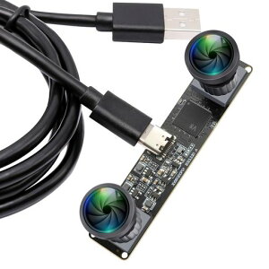 ELPCAM 3D�X�e���IUSB�J���� 120fps �O���[�o���V���b�^�[�v�����^�[USB�J�������W���[�� 120�x�c�݂Ȃ������f���A�������Y PC�R���s���[�^�[�J���� �v���O�A���h�v���C Raspberry Pi Mac Linux Windows�p