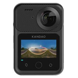 Kandao QooCam 3 Ultra �A�N�V�����J���� 8K 360�x�J���� 10�r�b�g9600����f IPX8�h�� 5.7K 360�x���� 96MP ��u���␳ �A�N�e�B�uHDR ��l�̎��_ ���B���Ɠx�Ή� F1.6����a�����Y HDR����