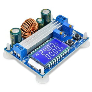 DiyStudio ���~���R���o�[�^ �������~���{�[�h DC 5.5-30V 12V to DC 0.5-30V 5v 24v �����\�Ȓ�d���d�� �X�e�b�v�A�b�v�d�����M�����[�^ 4A 35W �d�����W���[�� �f�W�^��LCD�f�B�X�v���C