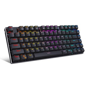 e���f�Q�[�~���O�L�[�{�[�h 81�L�[�A���`�S�[�X�g�L�[ ���J�j�J���� RGB����LED�o�b�N���C�g�t�� USB�L���������� �h�� �Q�[���p �p�\�R�� (�Ԏ�,�u���b�N)