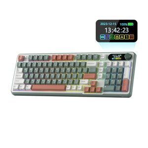 RK ROYAL KLUDGE S98 ���J�j�J���L�[�{�[�h�A�X�}�[�g�f�B�X�v���C����уm�u�t���A�g�b�v�}�E���g 96% ���C�����X���J�j�J���L�[�{�[�h BT/2.4G/USB-C�A�z�b�g�X���b�v�\�A�\�t�g�E�F�A�T�|�[�c