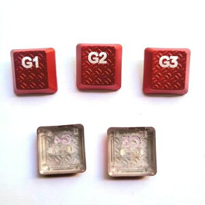 �o�b�N���C�g�t���L�[�L���b�v G1 G2 G3 G4 G5 �L�[�����p Logitech G813/G815/G913/G915 TKL RGB ���J�j�J���Q�[�~���O�L�[�{�[�h�p