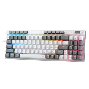 Redragon K655 75%RGB �L�����J�j�J���Q�[�~���O�L�[�{�[�h 78�L�[ �z�b�g�X���b�v ���J�j�J���L�[�{�[�h �A���~�J�o�[�{�[�h�t�� �A�b�v�O���[�h���ꂽ�\�P�b�g�ƃI���{�[�h�}�N��/���f�B�A�c