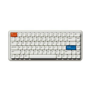 MelGeek O2 Mac��p�݌v ���[�v���t�@�C�� ���C�����X���J�j�J���L�[�{�[�h 3���[�h�ڑ� �z�b�g�X���b�v RGB(�z���C�g)