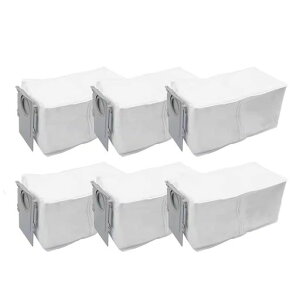ZLiT for Roborock �p Saros10 ���{�b�g�|���@ ���C���u���V �T�C�h�u���V �_�X�g�o�b�O ���b�v�p�b�h �z�t�B���^�[ (�_�X�g�o�b�O6��)