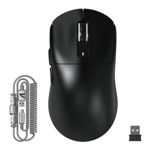 MAMBASNAKExATTACK SHARK X3 MAX 3���[�h�}�E�X Pixart PAW3950 ���w���Z���T�[ ���}�C�N���X�C�b�` �L��/2.4G����/Bluetooth �_�u���`�����l��BT5.4 42000DPI 750IPS