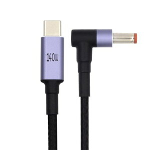 xiwai 1.8m/5.9�t�B�[�g Type C PD�[�d�R�[�h USB-C �I�X���� DC 5.5x2.5mm 20V �A�_�v�^�[ �d�� 100W 135W 140W 65W �W���b�N�����[�d�P�[�u�� �m�[�g�p�\�R���p