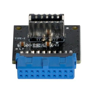 xiwai USB 3.1 �t�����g�p�l���\�P�b�g Type-E - USB 3.0 20�s�� �w�b�_�[ �I�X�����A�_�v�^�[ �}�U�[�{�[�h�p