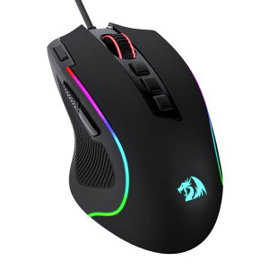 Redragon M612 Predator RGB �Q�[�~���O�}�E�X 8000 DPI �L�����w�Q�[�}�[�}�E�X 11�̃v���O�����\�ȃ{�^�� & 5�̃o�b�N���C�g���[�h �\�t�g�E�F�A�T�|�[�g DIY �L�[�o�C���h �����t�@�C�A�{�^��