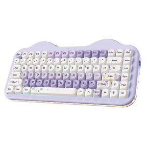 YUNZII C75 ���C�����X ���J�j�J���L�[�{�[�h 75%���C�A�E�g �z�b�g�X���b�v�Ή� �N���[�~�[�L�[�{�[�h NKRO PBT MOA �L�[�L���b�v RGB�o�b�N���C�g �K�X�P�b�g�}�E���g �����P�[�L�f�U�C�� BT5�c