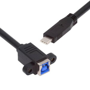 CY Cord USB 3.0 Type-B ���X - USB3.0 Type-C �I�X �����P�[�u�� 5Gbps �f�B�X�N SSD �J���� �f�[�^�p 30cm