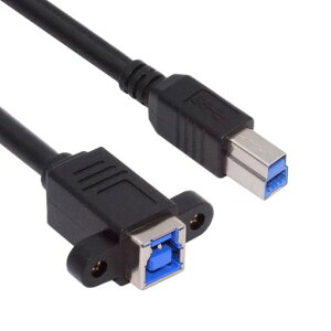 Cablecc 5Gbps USB3.0 Type-B �I�X - USB3.0 Type-B ���X �����f�[�^�P�[�u�� PC �m�[�g�p�\�R�� �f�B�X�N SSD �J�����p 30cm