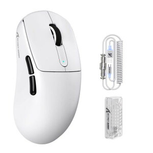 ATTACK SHARK V5 �Q�[�~���O�}�E�X ���� 8000hz�|�[�����O���[�g ���y�� ���C�����X�}�E�X �g���C�[���[�h PAW3950MAX�Z���T�[ �ő�42000DPI �傫�߃}�E�X ���E�Ώ� 55g�v���X�}�C�i�X5g