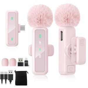 �y�V�^�s���}�C�N�zBILIWAL �s���}�C�N ���C�����X iPhone iPad Android�Ή� �u���ڑ� ���擯�� 5X LED�w�������� �m�C�Y�y�� 9���ԘA���g�p 360°�W�� 360°��]�� �N���b�v�� ���~�j 2�Z�b�g