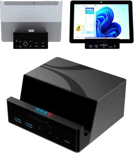 SABRENT USB-C ���j�o�[�T�� �h�b�L���O �X�e�[�V�����A���b�v�g�b�v�A�E���g���u�b�N�AChromebook�AMacBook�AiPad�A�^�u���b�g�A�X�}�[�g�t�H���p�f���A�� ���j�^�[ Displaylink �h�b�N (DS-UICA)