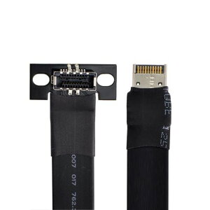 chenyang USB 3.2 Gen 2 USB 3.1 Type-E �t�����g�p�l���\�P�b�g �}�U�[�{�[�h�w�b�_�[�����P�[�u�� 50cm