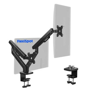 FLEXISPOT ���j�^�[�A�[��MA6S 17-35�C���`(�p�ȍő�39)��^�f�B�X�v���C �ω׏d2-9kg �y���j�^�[ �N�����v�� �O�����b�g�� ���͒����E�B���h�E �e���V�����C���W�P�[�^�[ VESA�Ή� �P�[�u���H��c