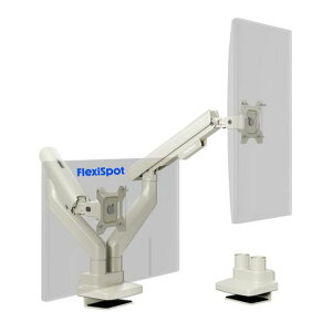 FLEXISPOT ���j�^�[�A�[�� MA6 17-35�C���`(�p�ȍő�39)�ω׏d3-12kg �㕔�Œ�N�����v �N�����v�� �O�����b�g�� VESA100*100 �P�[�u���H����[ ���݈��S �f�X�N���萮�� �ݑ�[�N �I�t�B�X�p (���c