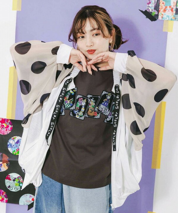 楽天市場】☆SALE☆【ScoLar スカラー】142656 ドット×シフォン切替 