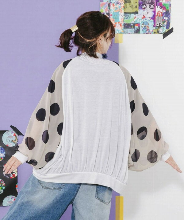 楽天市場】☆SALE☆【ScoLar スカラー】142656 ドット×シフォン切替 