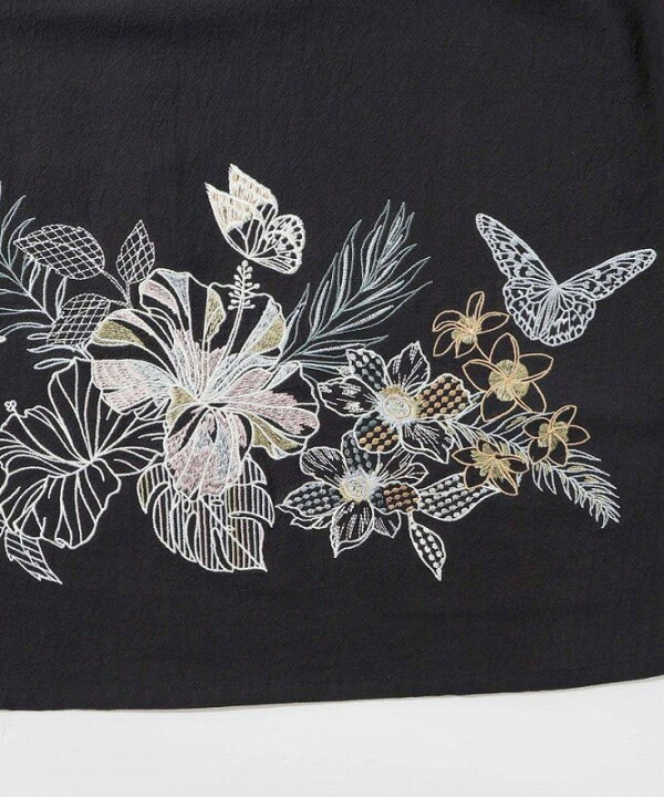 楽天市場】☆SALE☆【is ScoLar イズ スカラー】542243 花蝶刺繍 配色 