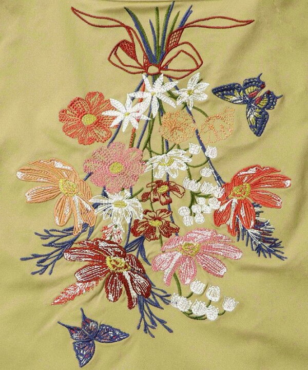 楽天市場】☆新作☆【is ScoLar イズ スカラー】543230 花蝶刺繍ミドル 