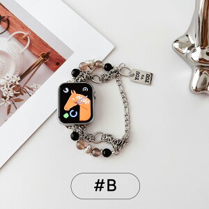apple watch 11 バンド Apple watch Ultra3 Apple watch バンド ビーズ 38mm 40mm 41mm 42mm 44mm 45mm 46mm 49mm 着脱簡単 アップルウォッチ シリーズ Ultra/Ultra2 SE2/SE/10/9/8/7/6/5/4/3/2/1 全機種対応 飾りベルト