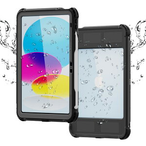 ipad 11 2025 M3�Ή� iPad �S�ʕی� 10���� �h�� �P�[�X �J�o�[ ipad pro 11 2024 �P�[�X IP68�h���K�i �y�� ���^ �ϏՌ� ���� �S�ʕی� 360�x��]�X�^���h �n���h�X�g���b�v �V�����_�[�x���g �y�����[�t