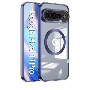 Google Pixel 11 11 Pro 11 Pro XL �P�[�X MagSafe�Ή� �N���A�P�[�X �}�O�l�b�g���� �����Y�ی� �h�o�݌v ���^