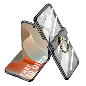 Moto Razr 70 Ultra �P�[�X �����O�t�� Moto Razr 70 �P�[�X motorola razr70 ���g���[�� ���C�U�[70 ���b�L�t���[�� �N���A�P�[�X �����O�t�� �܂肽���݃P�[�X 360�x���C�z���q���W �X�^���h �T�u��ʕی�