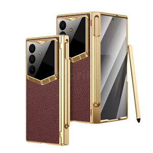 galaxy z fold8 ultra �P�[�X Galaxy Z Fold8 Ultra �P�[�X Galaxy Z Fold 8 Ultra �J�o�[ �M�����N�V�[Z�t�H�[���h8�E���g�� Samsung �܂肽���݃X�}�z�P�[�X �y�����[ �^�b�`�y���t�� �q���W�ی� �K���X�t�B����