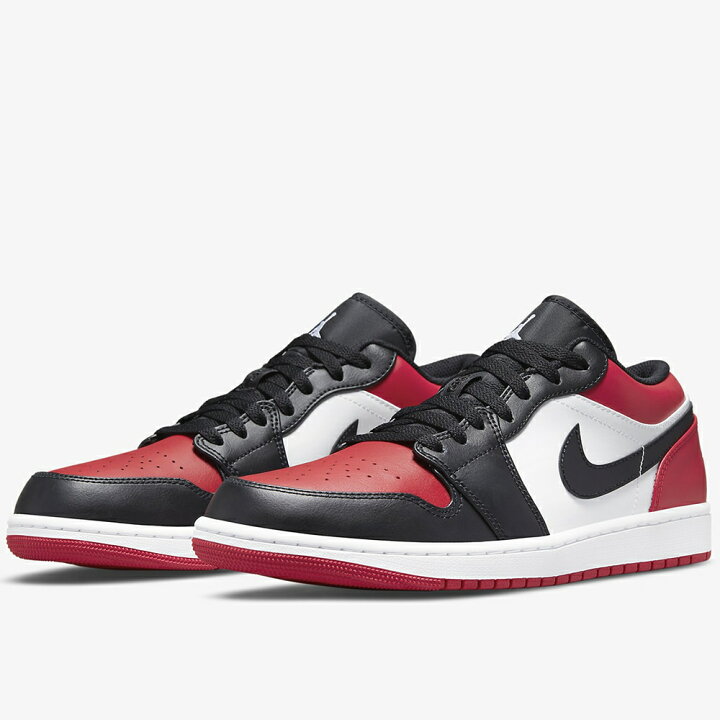 楽天市場】NIKE AIR JORDAN 1 LOW BRED TOE ナイキ エア ジョーダン 1 