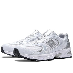 New Balance �j���[�o�����X ���f�B�[�X�������Y �X�j�[�J�[ �z���C�g/�V���o�[ MR530EMA
