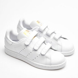 adidas Stan Smith CF アディダス レディース＆メンズ スタンスミス ベルクロ コンフォート ホワイト/ゴールド S75188