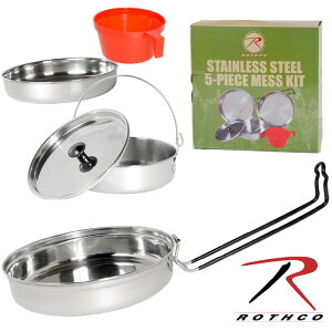 ROTHCOiXRj 5 Piece Stainless Steel Mess Kit / 5s[X XeXX`[ XLbg #169 tCp g[Zbg Lv AEghA
