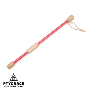 PTYGRACE アルミ火起こし棒 ファイヤーブロー レッド PY-SIE009 キャンプ アウトドア レジャー 火おこし 日本製 プリグレース (hok)