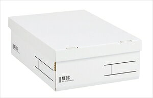 ★10月16日17時注文分よりポイント5倍★バンカーズボックス コクヨ 収納ボックス<NEOS>フタ付き レギュラーハーフサイズ ホワイト フ-NE9832WX2