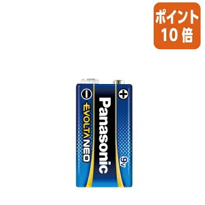 ★10月16日17時注文分よりポイント10倍★Panasonic 乾電池EVOLTA NEO 角形9V 6LR61NJ1B