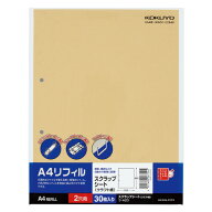 コクヨ A4リフィル　スクラップシート　A4縦　2穴　30枚入 ラ-A20