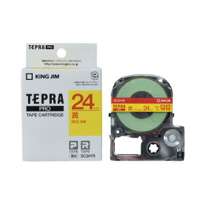 �e�v�� �L���O�W�� �e�v��PRO�e�[�v�J�[�g���b�W�@�i�p�X�e���j�@���ɐԕ���24mm��×8m SC24YR