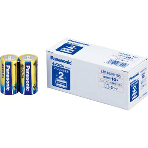 Panasonic �A���J�����d�rEVOLTA�Ɩ��p�p�b�N�@�P2�`�@10�{�� LR14EJN/10S