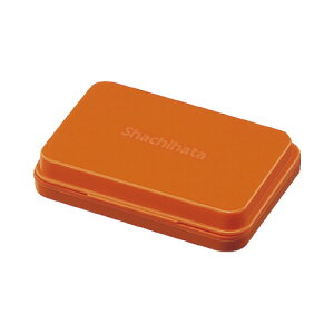 シヤチハタ シヤチハタ スタンプ台 小形 朱色 盤面サイズ:40×63mm 油性顔料系 HGN-1-OR