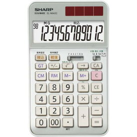 シャープ 抗菌電卓　EL−N942CX　12桁 EL-N942CX