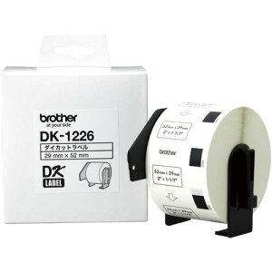 �u���U�[ QL�V���[�Y�p�H�i���̃��x���@52×29mm1000���@DK�|1226 DK-1226