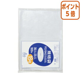 ★6月30日17時注文分よりポイント5倍★ オルディ ポリ規格袋0．03mm　透明　18号　380x530mm　100枚入り L03-18