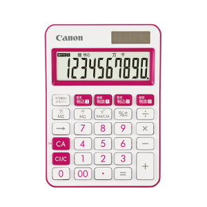 キヤノン カラフル電卓 LS−105WUC ピンク LS-105WUC-PK