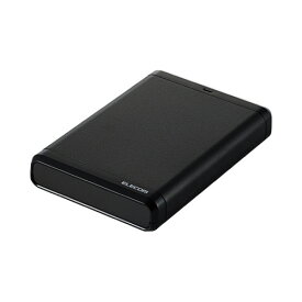 エレコム HDD　ポータブルハードディスク　500GB　ブラック ELP-CED005UBK