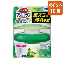 ★1月26日17時注文分よりポイント10倍★花王 トイレマジックリン流すだけで勝手に　キレイ　本体　Cミントの香り　80ml 334305